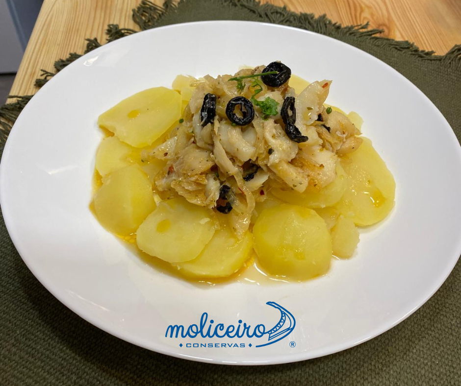 Bacalhau com batatas salteadas Moliceiro