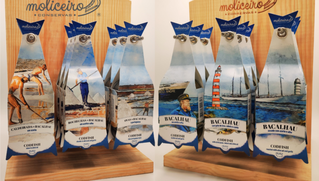expositor bacalhau moliceiro