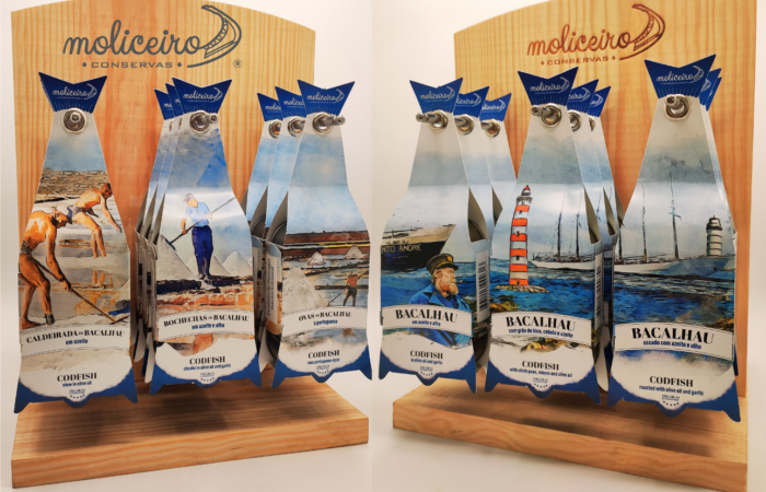 expositor bacalhau moliceiro
