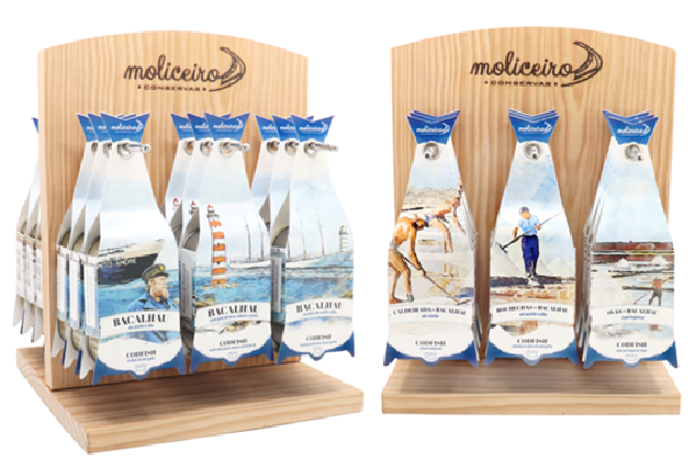 expositor bacalhau moliceiro